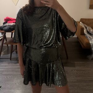 Free People NWT Shimmering Sequin Dress